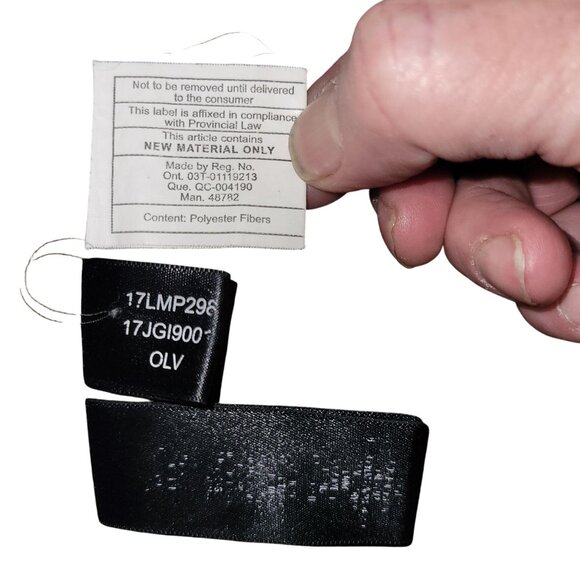 Kenneth Cole New York Womens‎ Olive Puffer Coat W/ Faux Fur Hood XS - Picture 6 of 6